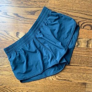 Lululemon Hi Rise Track That Short - Dark Teal Size 8